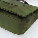 PRADA Shoulder Bag Nylon Khaki Auth 70210-16