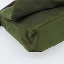 PRADA Shoulder Bag Nylon Khaki Auth 70210-17
