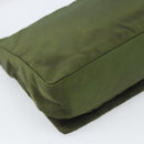 PRADA Shoulder Bag Nylon Khaki Auth 70210-8