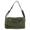PRADA Shoulder Bag Nylon Khaki Auth 70210-13