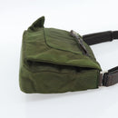 PRADA Shoulder Bag Nylon Khaki Auth 70210-4