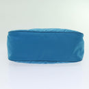 PRADA Accessory Pouch Nylon Light Blue Auth 70224-5