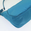PRADA Accessory Pouch Nylon Light Blue Auth 70224-18