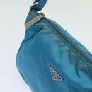 PRADA Accessory Pouch Nylon Light Blue Auth 70224-19