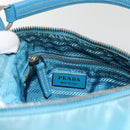 PRADA Accessory Pouch Nylon Light Blue Auth 70224-20