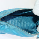 PRADA Accessory Pouch Nylon Light Blue Auth 70224-9