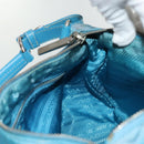 PRADA Accessory Pouch Nylon Light Blue Auth 70224-22