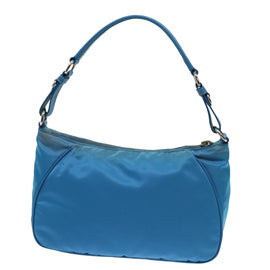 PRADA Accessory Pouch Nylon Light Blue Auth 70224 - 0
