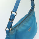 PRADA Accessory Pouch Nylon Light Blue Auth 70224-6