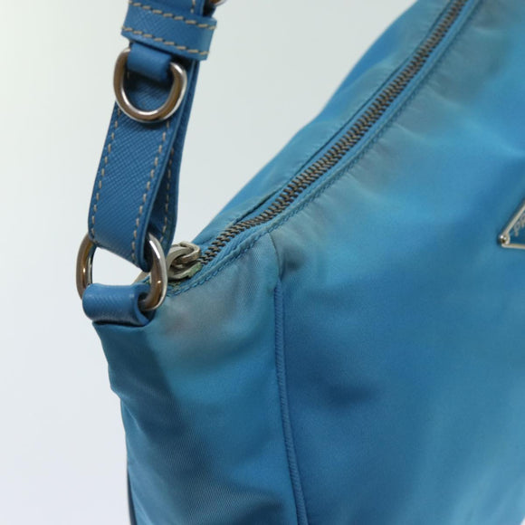 PRADA Accessory Pouch Nylon Light Blue Auth 70224