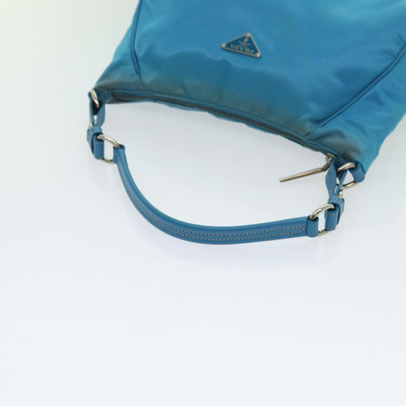 PRADA Accessory Pouch Nylon Light Blue Auth 70224