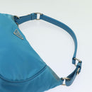 PRADA Accessory Pouch Nylon Light Blue Auth 70224-14