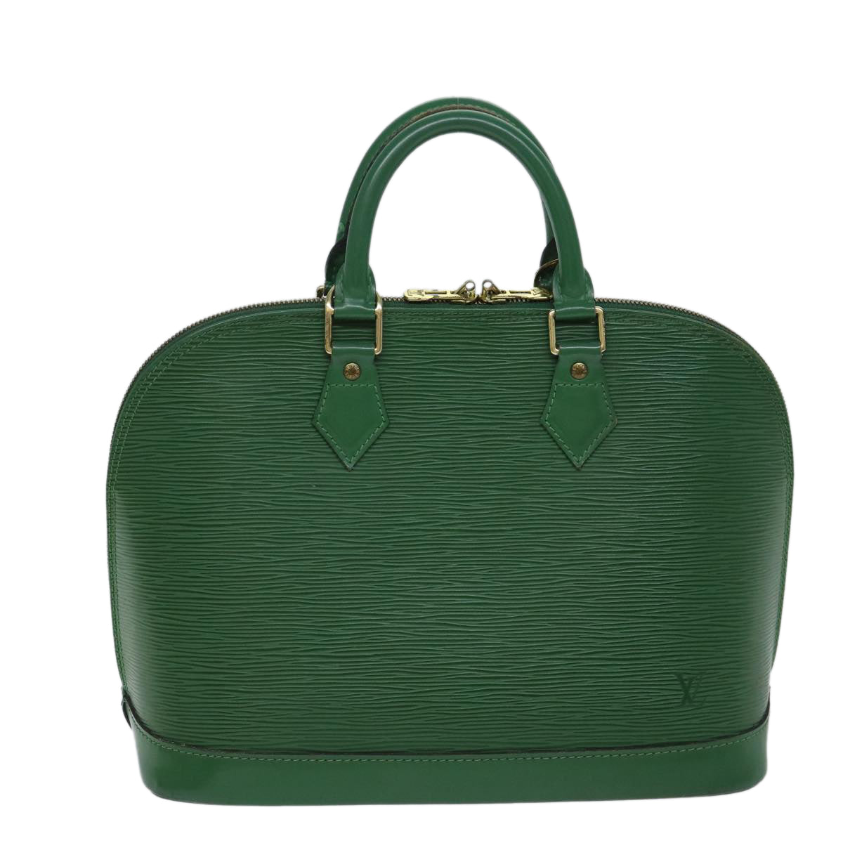 LOUIS VUITTON Epi Alma Hand Bag Borneo Green M52144 LV Auth 70230