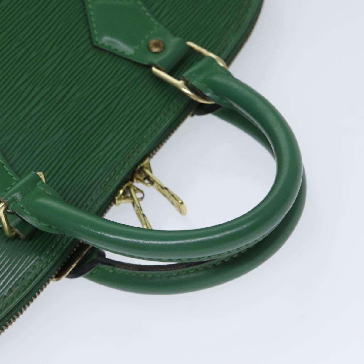 LOUIS VUITTON Epi Alma Hand Bag Borneo Green M52144 LV Auth 70230