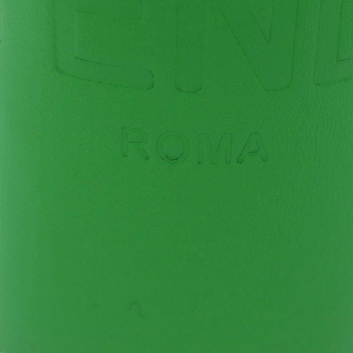FENDI Bottle Holder Water bottle Leather Green Auth 70256A - 0