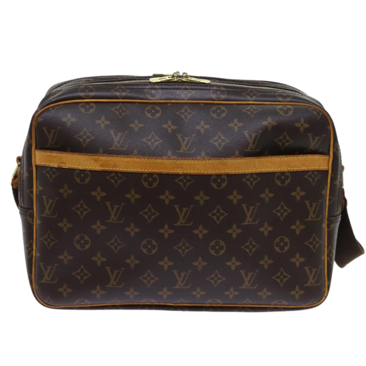 LOUIS VUITTON Monogram Reporter GM Shoulder Bag M45252 LV Auth 70267