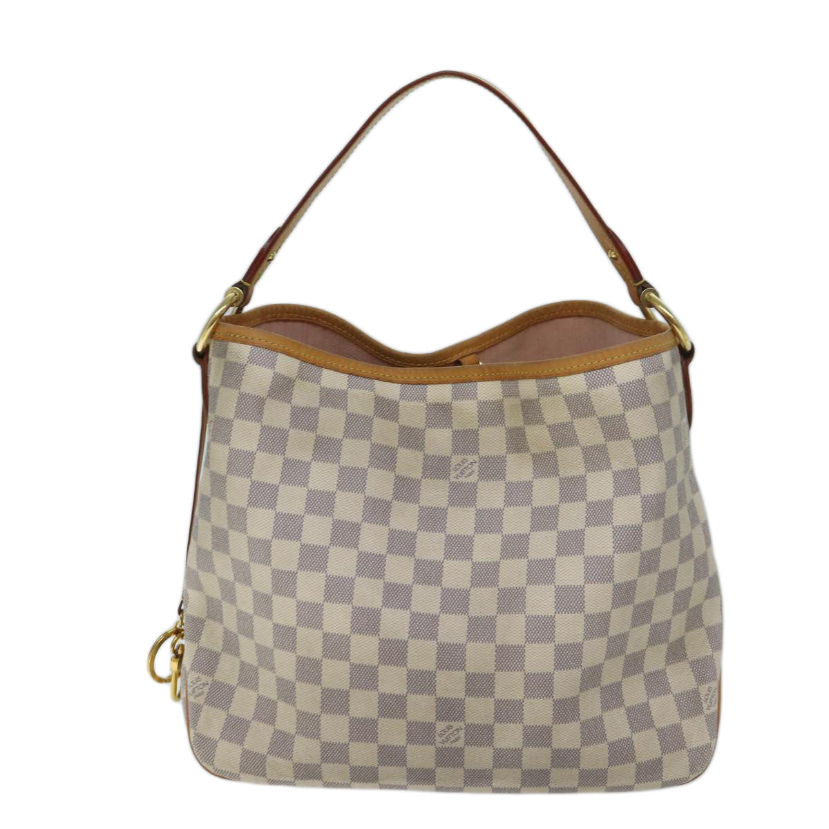 LOUIS VUITTON Damier Azur Delightful PM Shoulder Bag N41447 LV Auth 70271