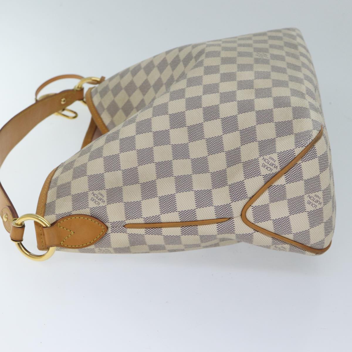 LOUIS VUITTON Damier Azur Delightful PM Shoulder Bag N41447 LV Auth 70271