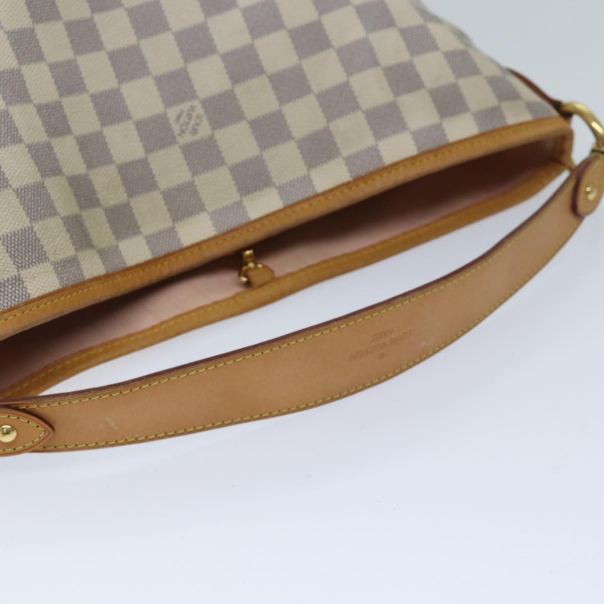 LOUIS VUITTON Damier Azur Delightful PM Shoulder Bag N41447 LV Auth 70271