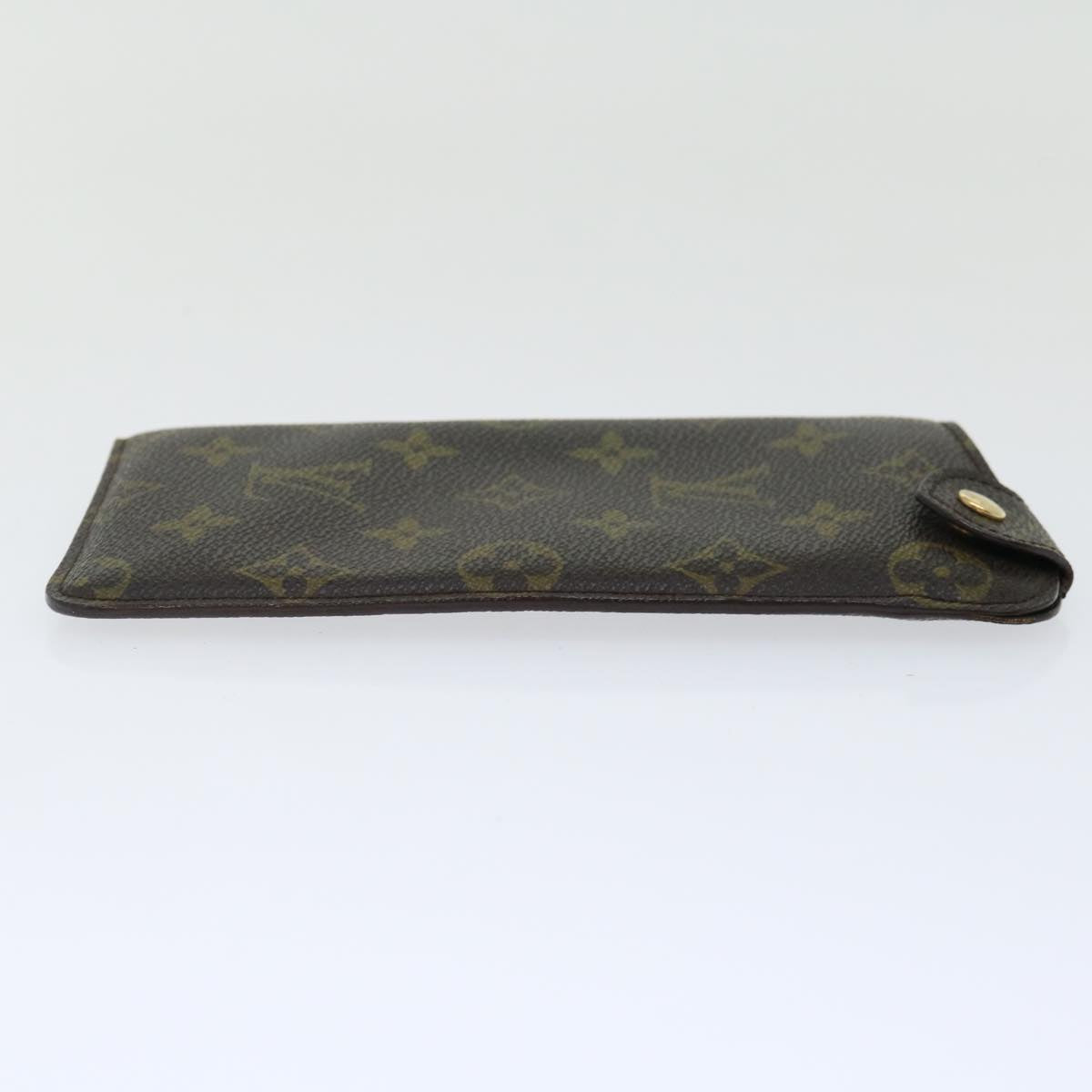 LOUIS VUITTON Monogram Etui Lunette MM Glasses Case M66544 LV Auth 70304