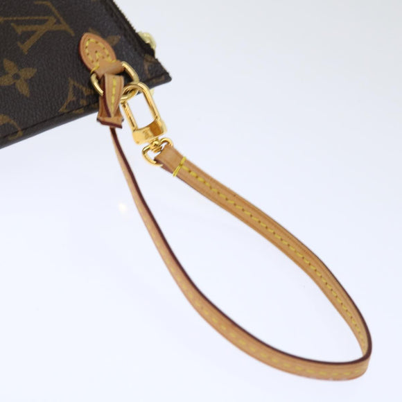 LOUIS VUITTON Monogram Neverfull MM Pouch Accessory Pouch LV Auth 70307