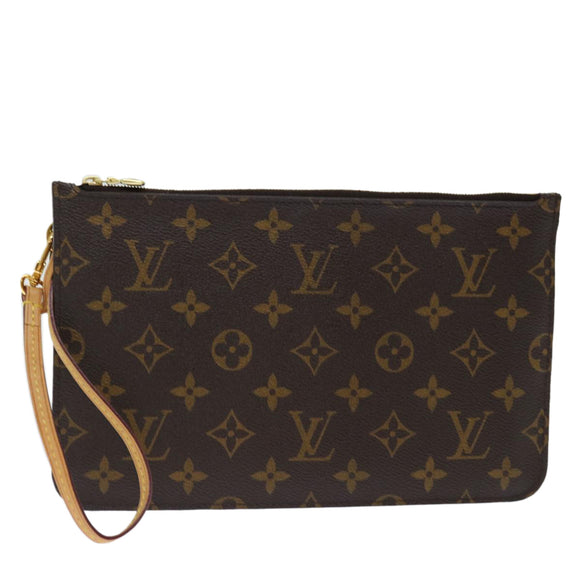 LOUIS VUITTON Monogram Neverfull MM Pouch Accessory Pouch LV Auth 70307
