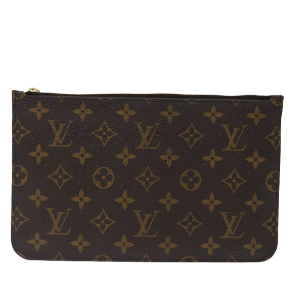 LOUIS VUITTON Monogram Neverfull MM Pouch Accessory Pouch LV Auth 70307
