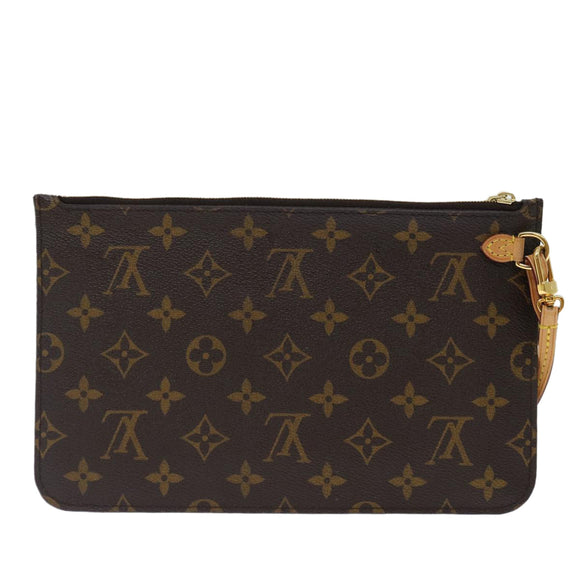 LOUIS VUITTON Monogram Neverfull MM Pouch Accessory Pouch LV Auth 70307