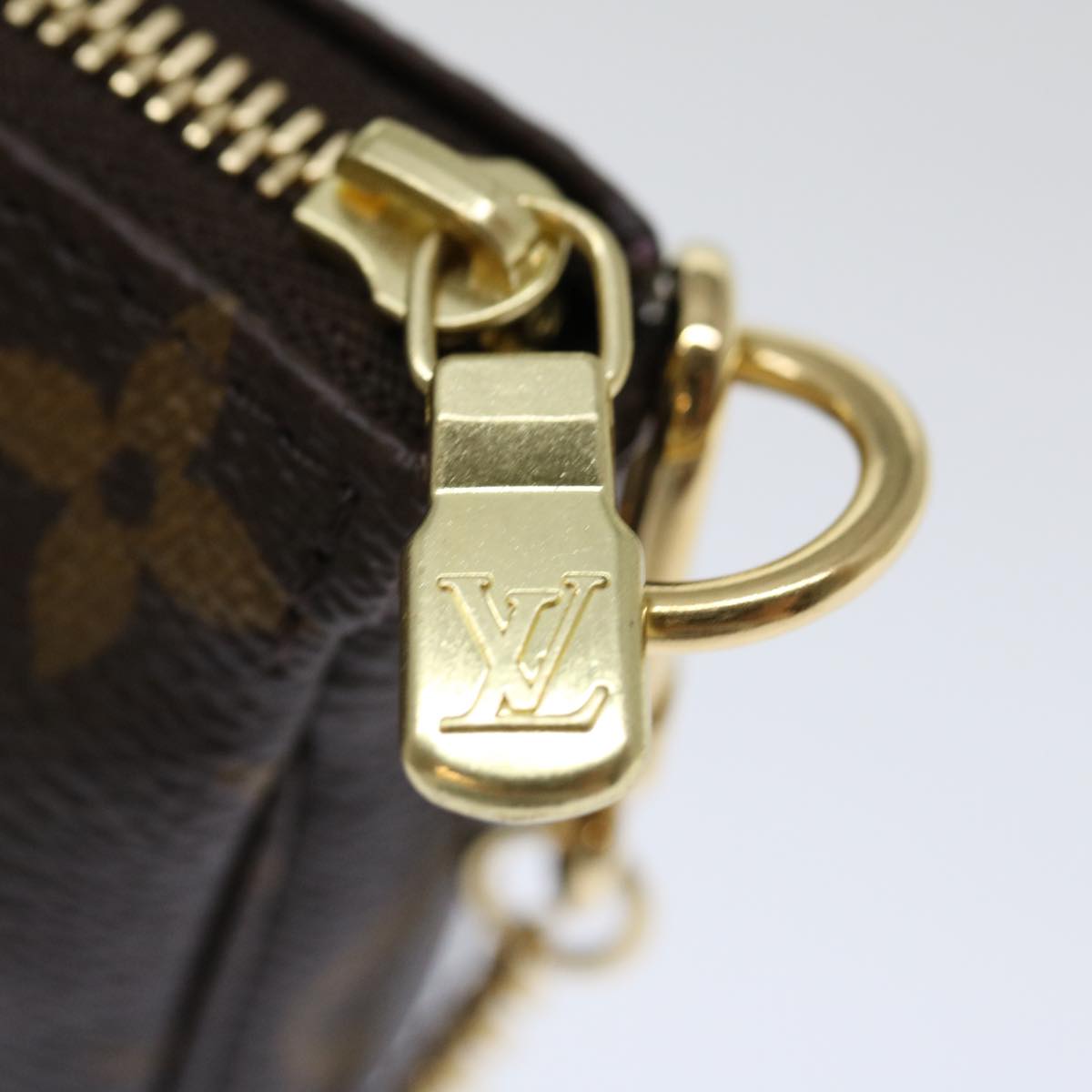 LOUIS VUITTON Monogram Vivienne Mini Pochette Pouch M45905 LV Auth 70308A