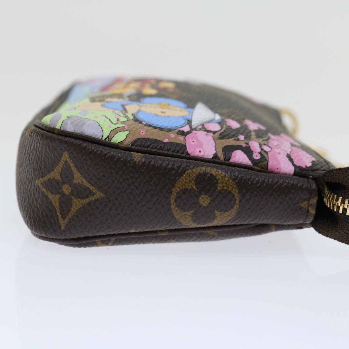 LOUIS VUITTON Monogram Vivienne Mini Pochette Pouch M45905 LV Auth 70308A