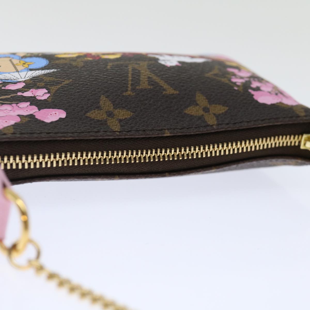 LOUIS VUITTON Monogram Vivienne Mini Pochette Pouch M45905 LV Auth 70308A