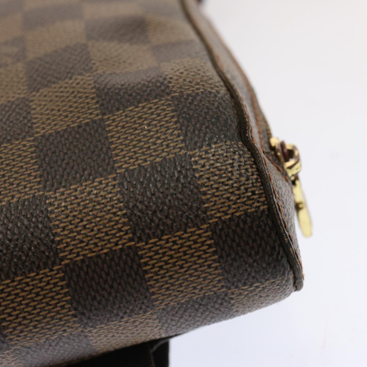 LOUIS VUITTON Damier Ebene Geronimos Shoulder Bag N51994 LV Auth 70326