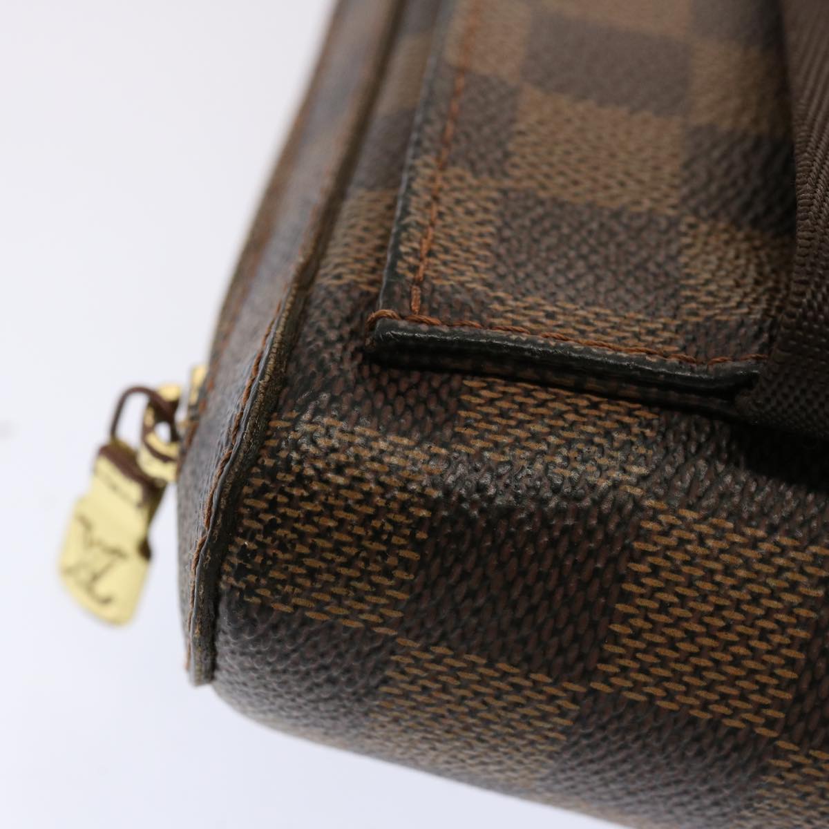 LOUIS VUITTON Damier Ebene Geronimos Shoulder Bag N51994 LV Auth 70326