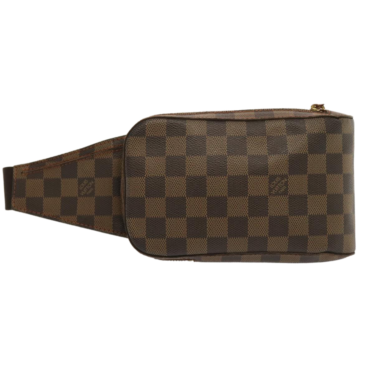 LOUIS VUITTON Damier Ebene Geronimos Shoulder Bag N51994 LV Auth 70326