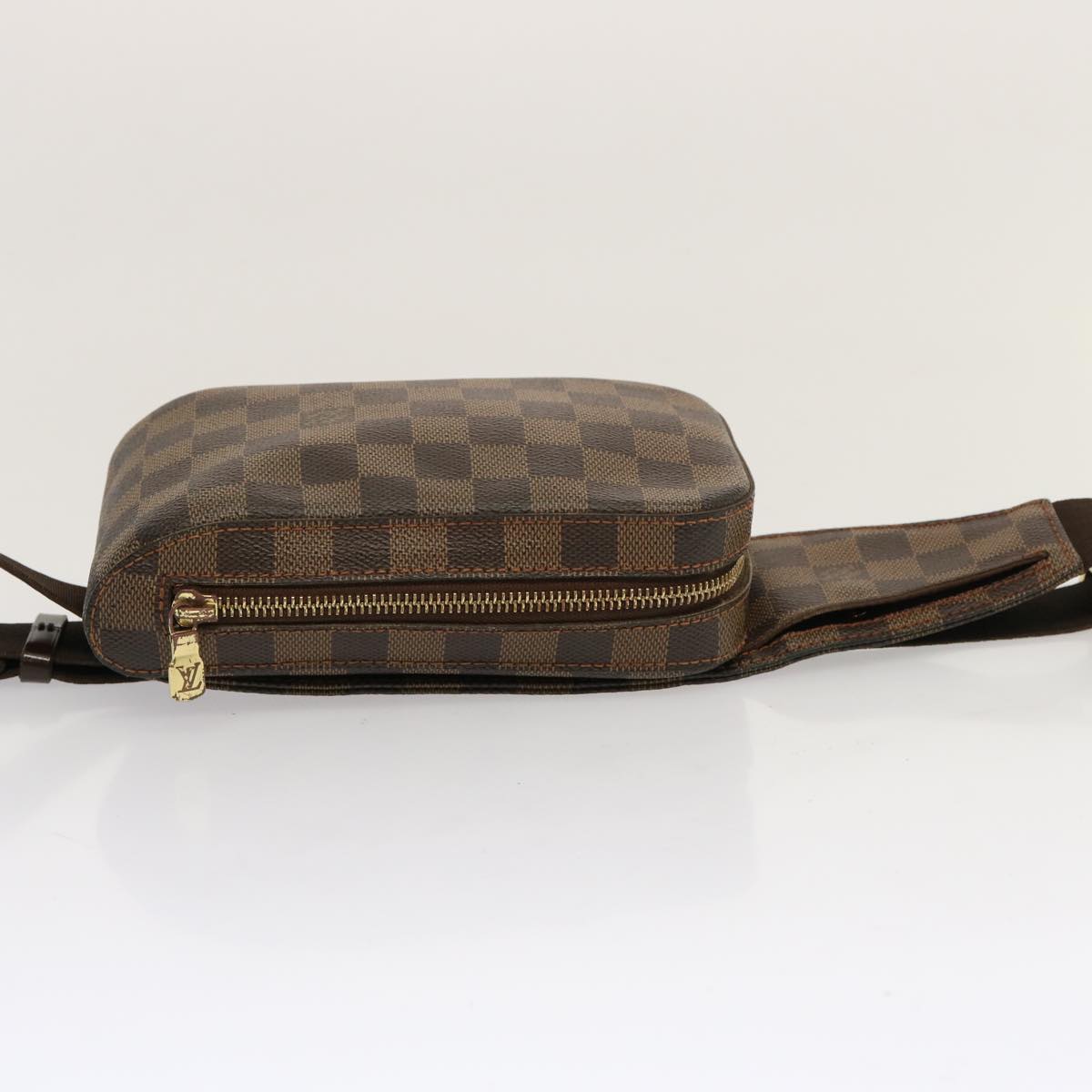 LOUIS VUITTON Damier Ebene Geronimos Shoulder Bag N51994 LV Auth 70326