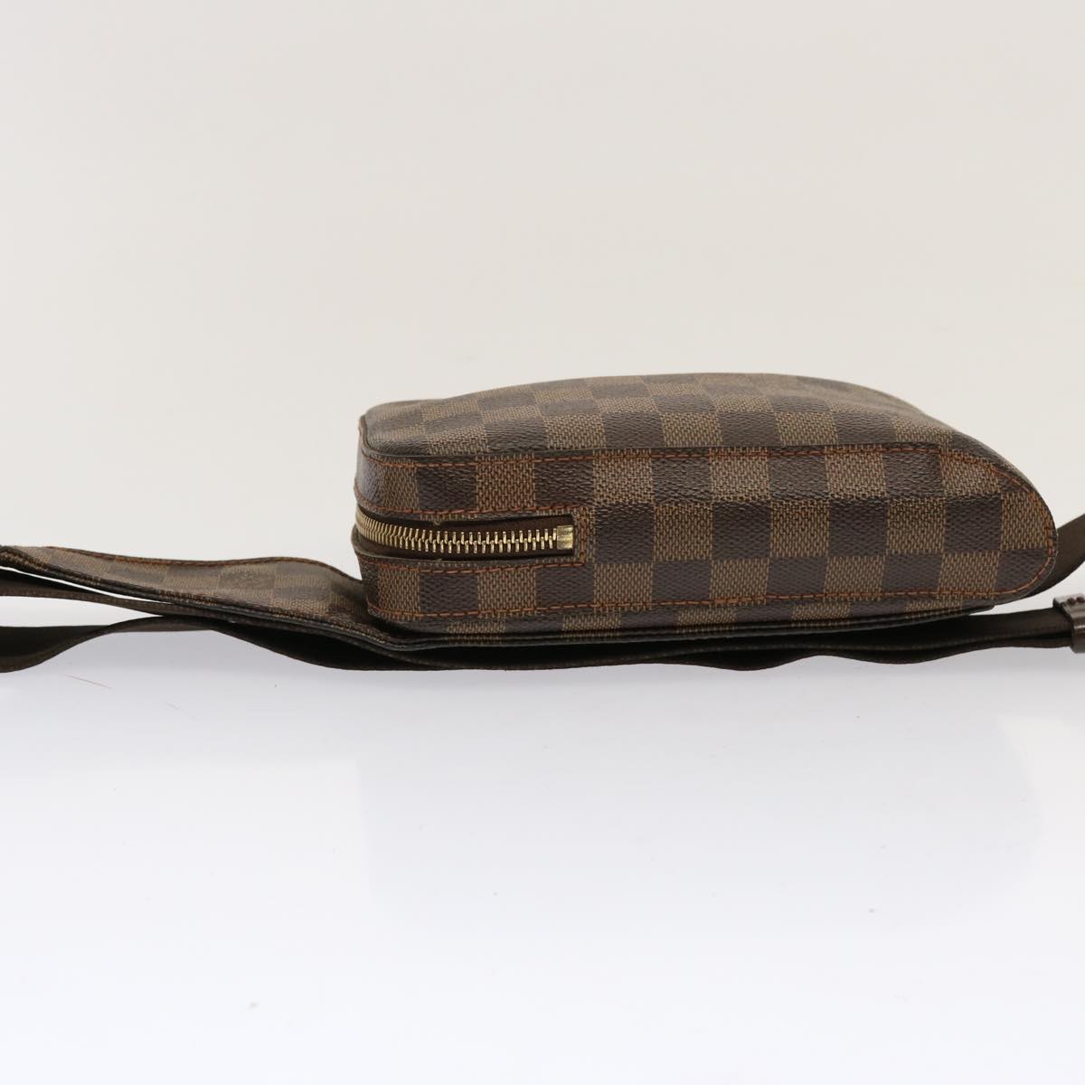 LOUIS VUITTON Damier Ebene Geronimos Shoulder Bag N51994 LV Auth 70326