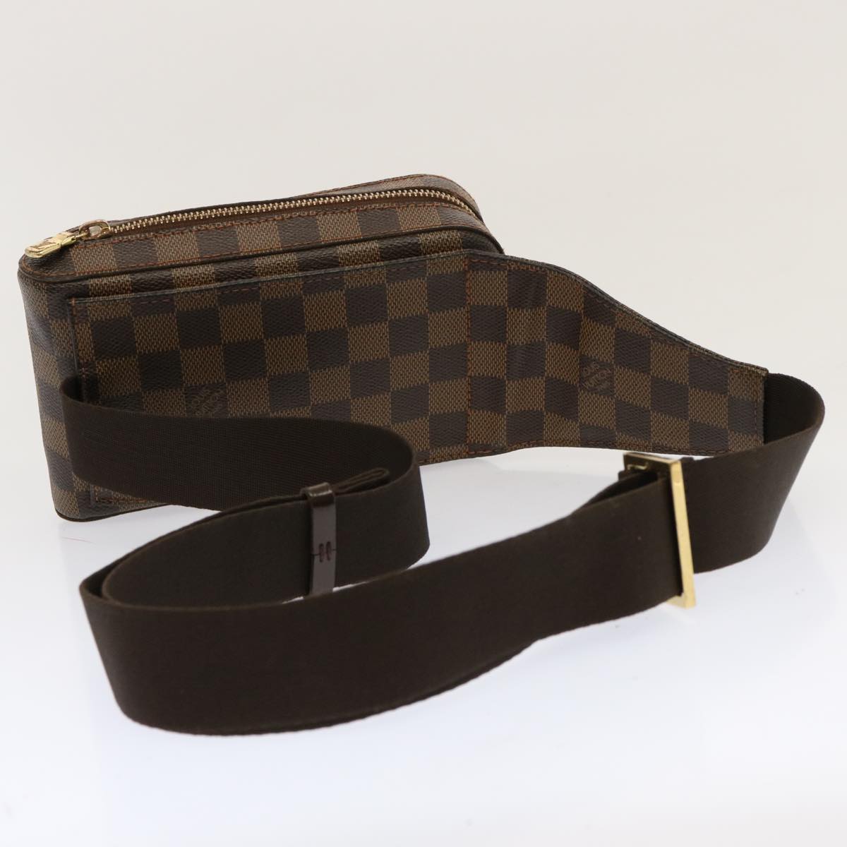 LOUIS VUITTON Damier Ebene Geronimos Shoulder Bag N51994 LV Auth 70326