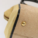 FENDI Hand Bag Canvas 2way Beige Auth 70343-15