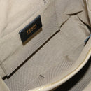 FENDI Hand Bag Canvas 2way Beige Auth 70343-10