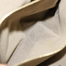 FENDI Hand Bag Canvas 2way Beige Auth 70343-11