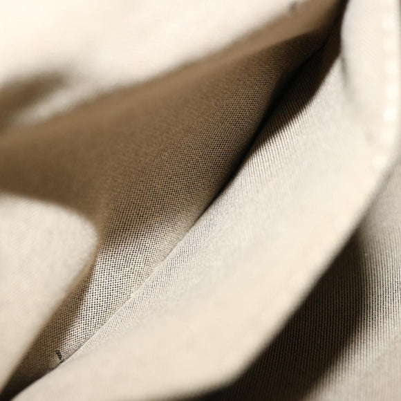 FENDI Hand Bag Canvas 2way Beige Auth 70343