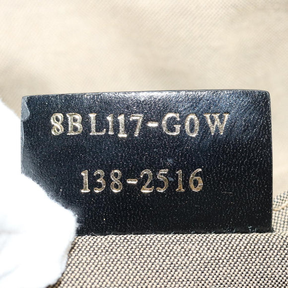 FENDI Hand Bag Canvas 2way Beige Auth 70343