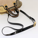 FENDI Hand Bag Canvas 2way Beige Auth 70343-6
