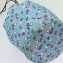 Miu Miu Purse Pouch Nylon Light Blue Auth 70349-14