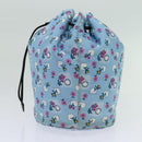 Miu Miu Purse Pouch Nylon Light Blue Auth 70349-3