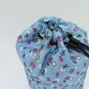 Miu Miu Purse Pouch Nylon Light Blue Auth 70349-6