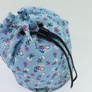 Miu Miu Purse Pouch Nylon Light Blue Auth 70349-7