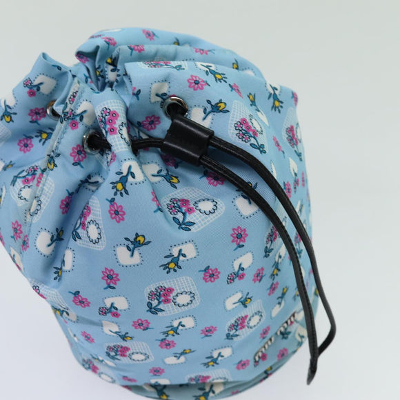 Miu Miu Purse Pouch Nylon Light Blue Auth 70349