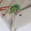 Salvatore Ferragamo Tote Bag Vinyl Beige 293578 Auth 70358-9