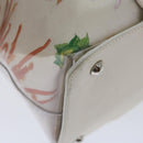 Salvatore Ferragamo Tote Bag Vinyl Beige 293578 Auth 70358-15